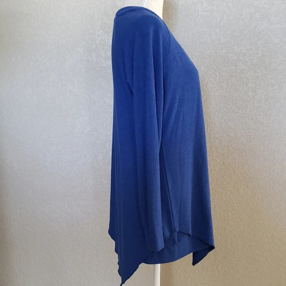 Soft surroundings Aprina Tunic size Medium color blue - Picture 3 of 9